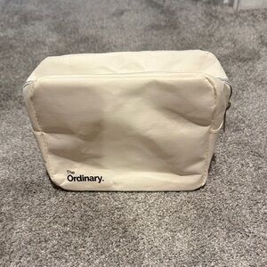 The Ordinary White Cosmetic Pouch